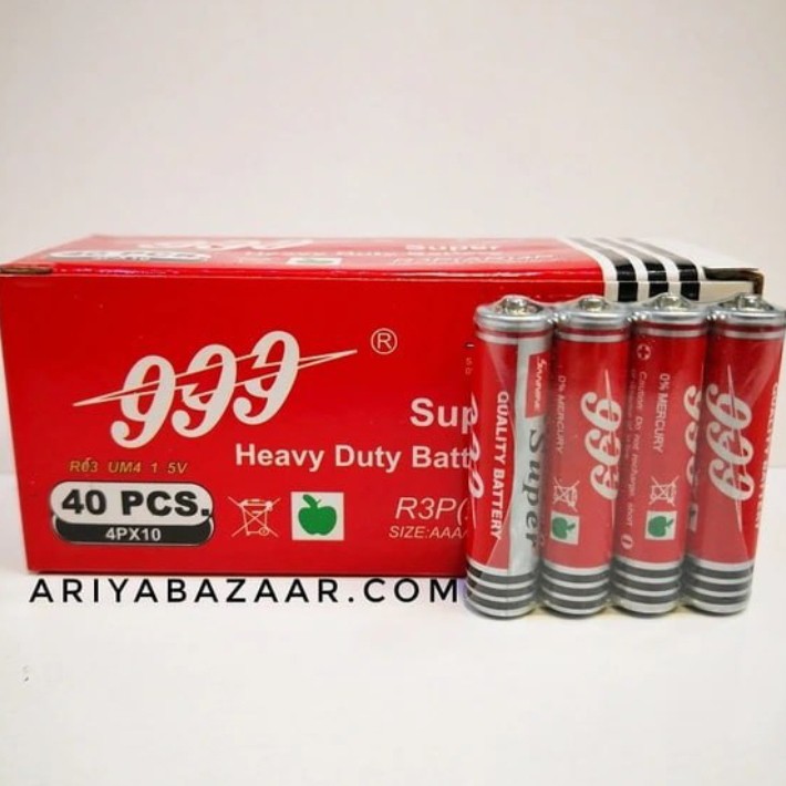 باتری 999 بسته 4 عددی