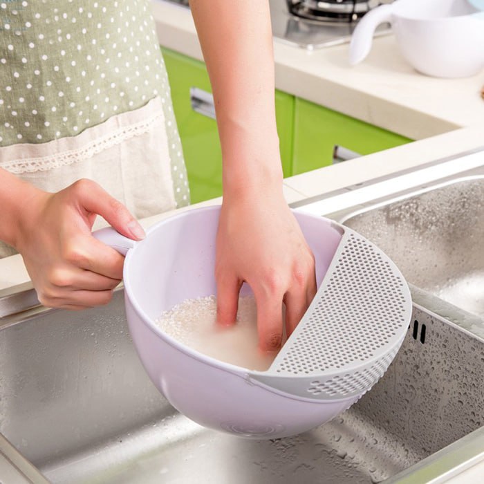 آبکش برنج شوی لئوناردو دسته دار هومکت