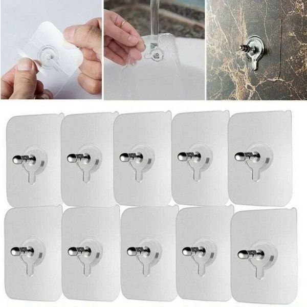 میخ چسب دیواری ۱۰ عددی